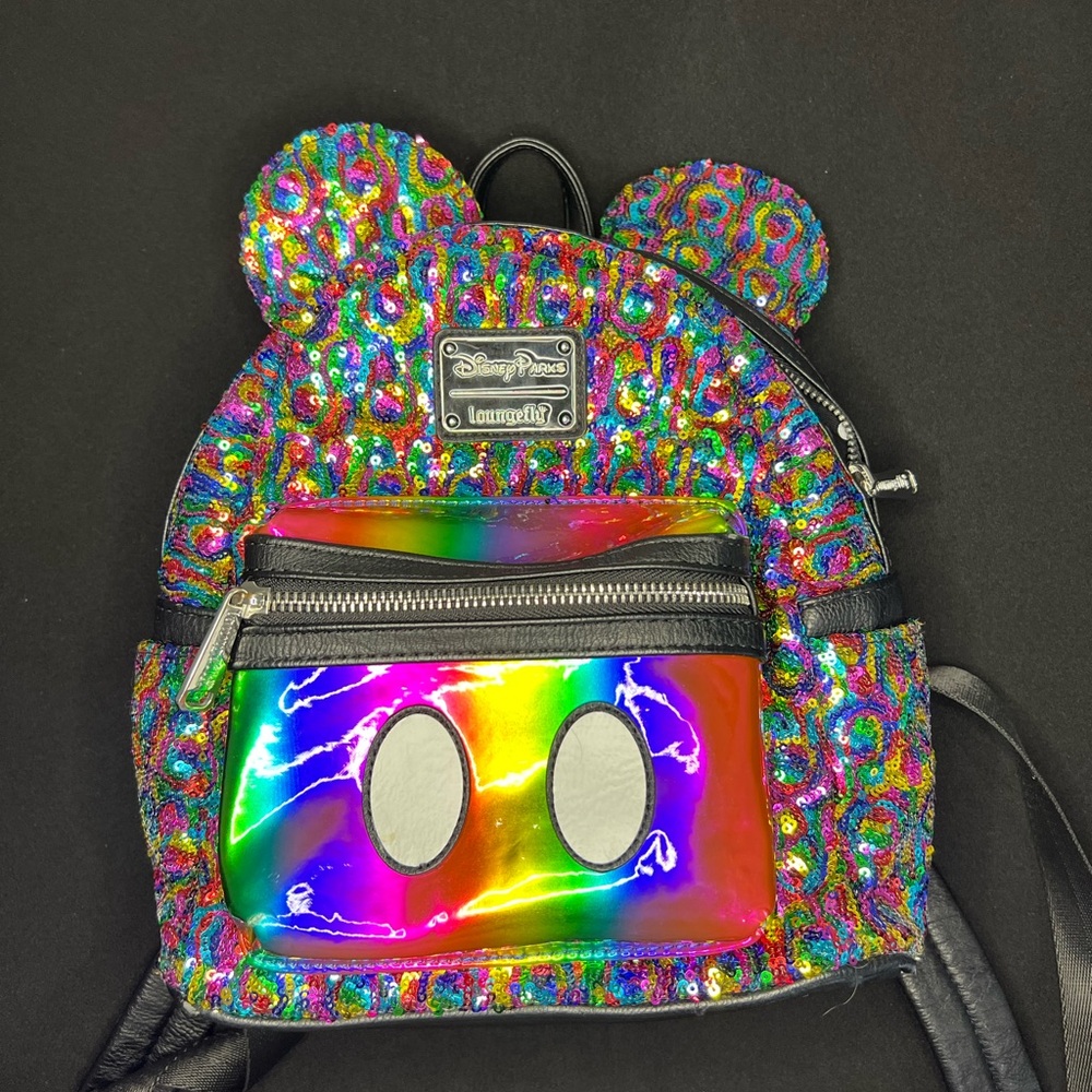 Disney loungefly rainbow bag